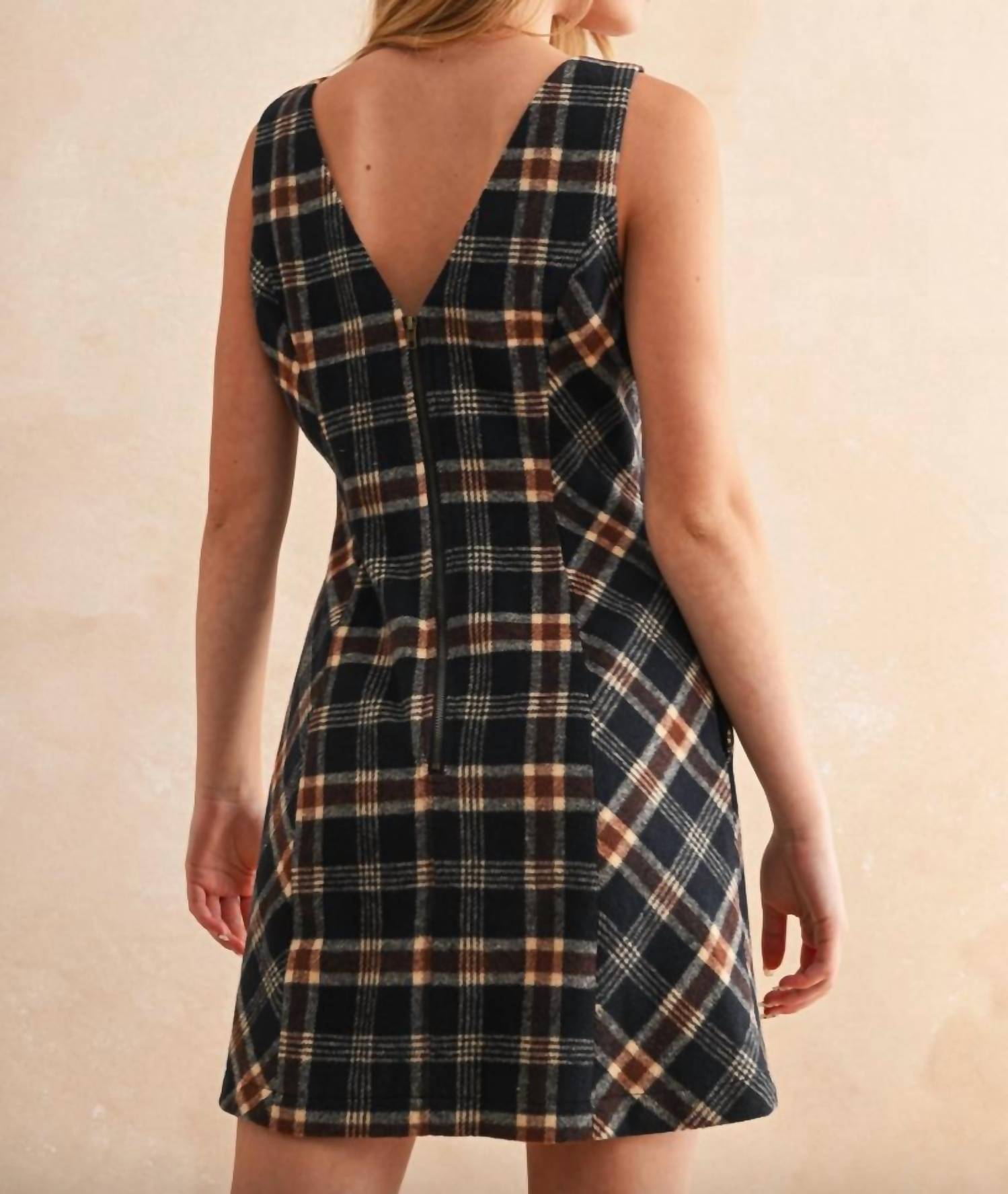 Miou Muse - Mila Plaid Dress