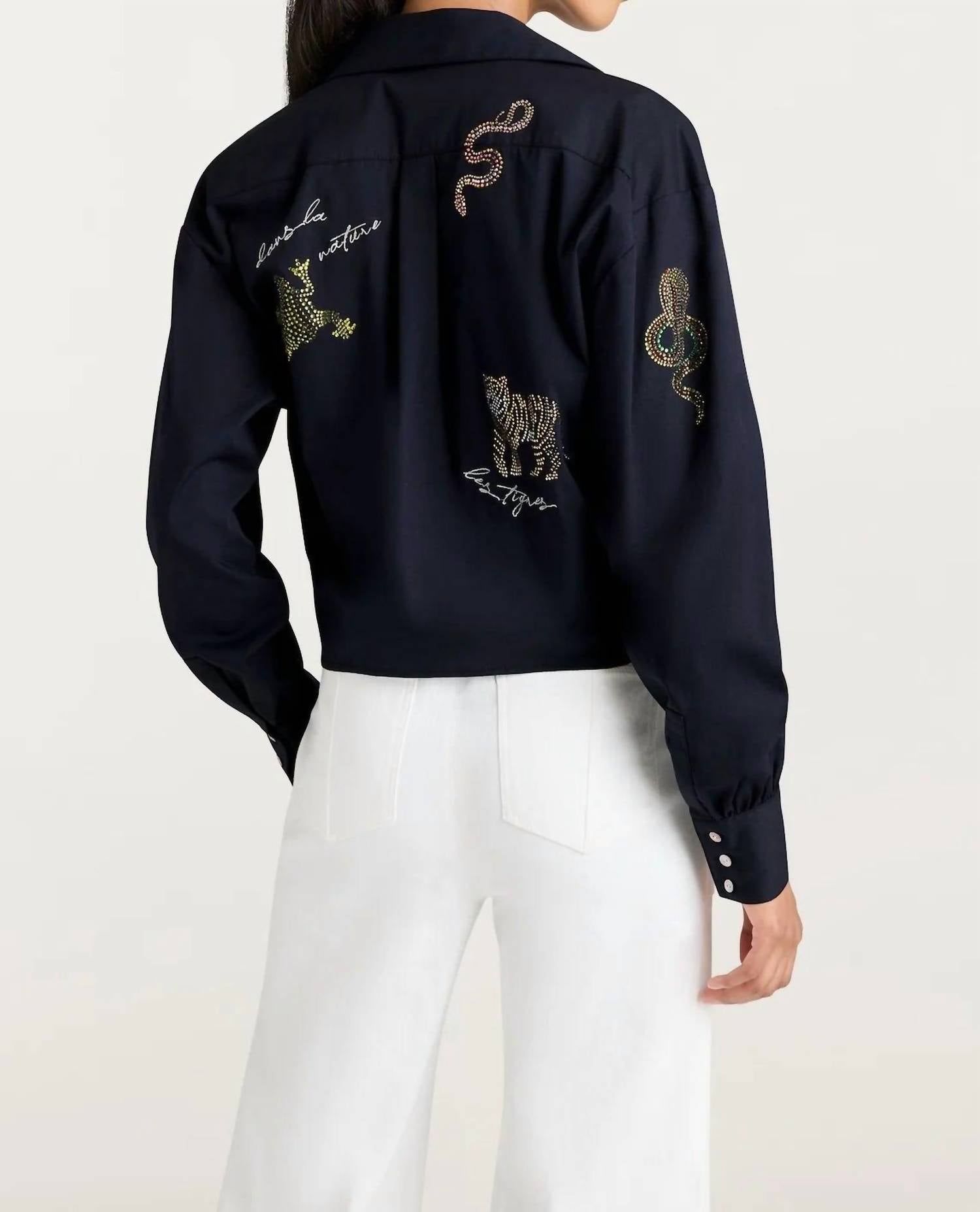Cinq A Sept - Jungle Heatset Marina Top