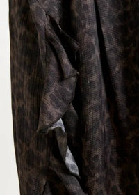 ESSENTIEL ANTWERP Ilorin Oversized Ruffle Shirt in black - women's shirt - view 6