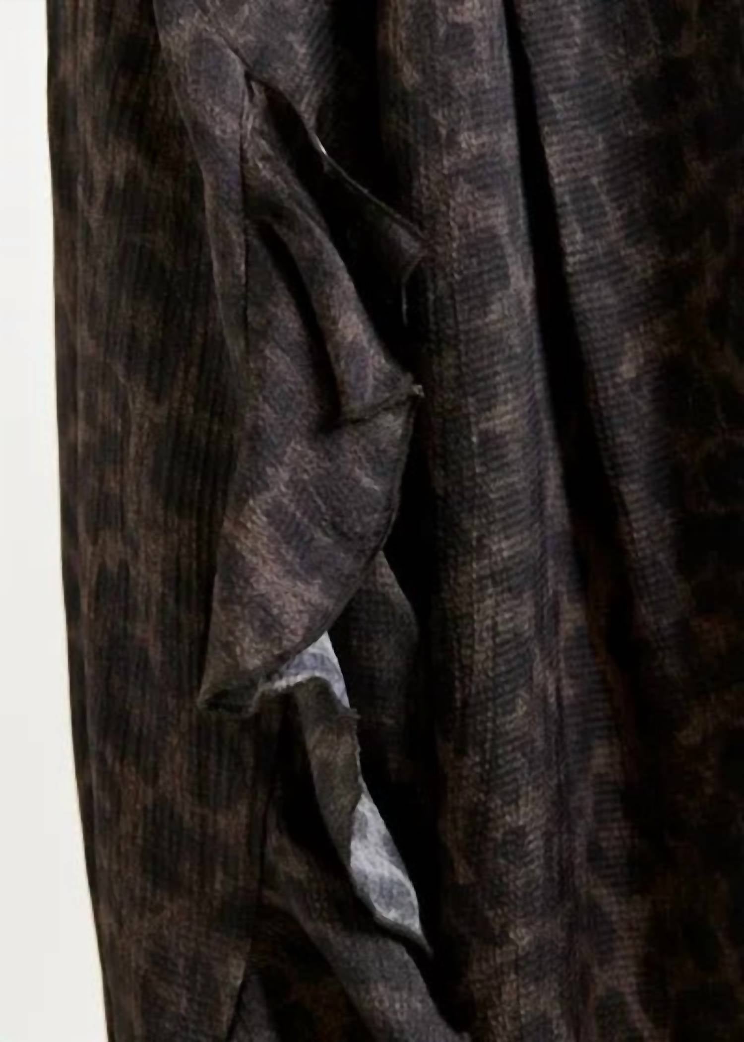 ESSENTIEL ANTWERP Ilorin Oversized Ruffle Shirt in black - women's shirt - view 6