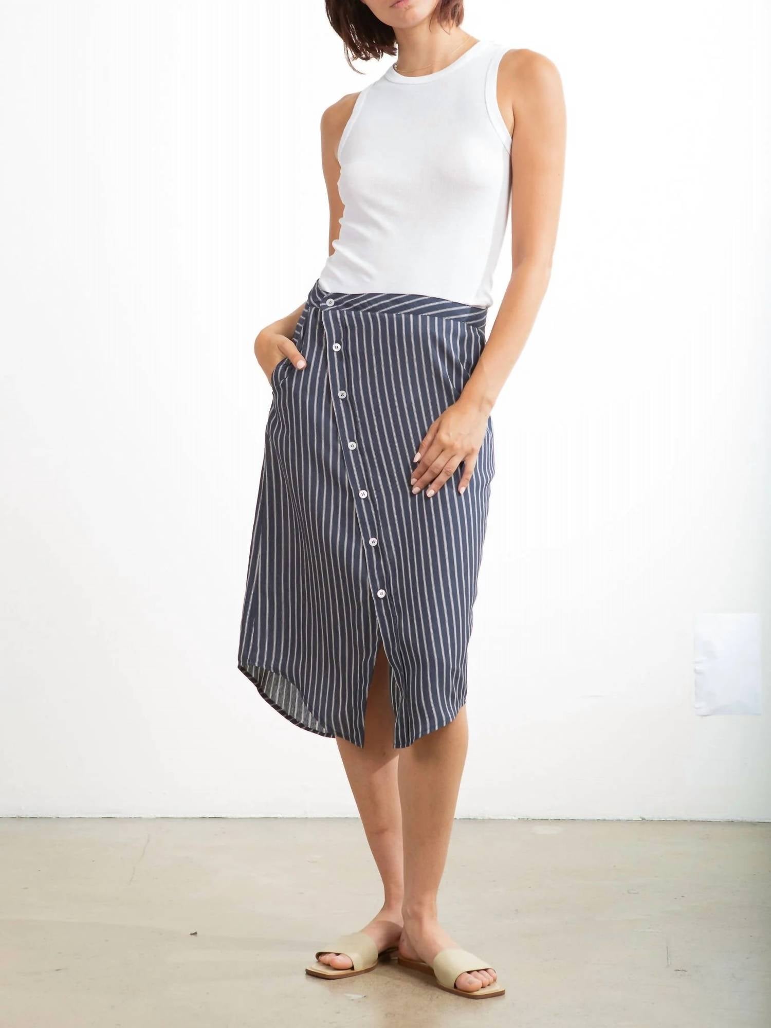 Pharaoh - Nico Asymmetrical Midi Skirt