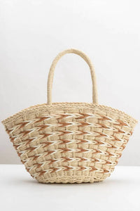 Melie Bianco - Women's Lisbon Straw Vegan Tote Bag