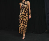 Able - Animal Print Maxi Dress