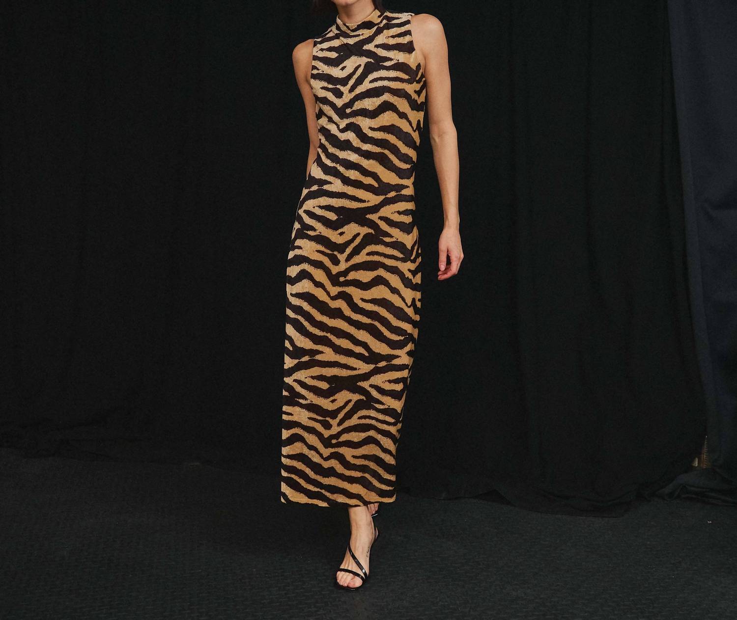 Able - Animal Print Maxi Dress