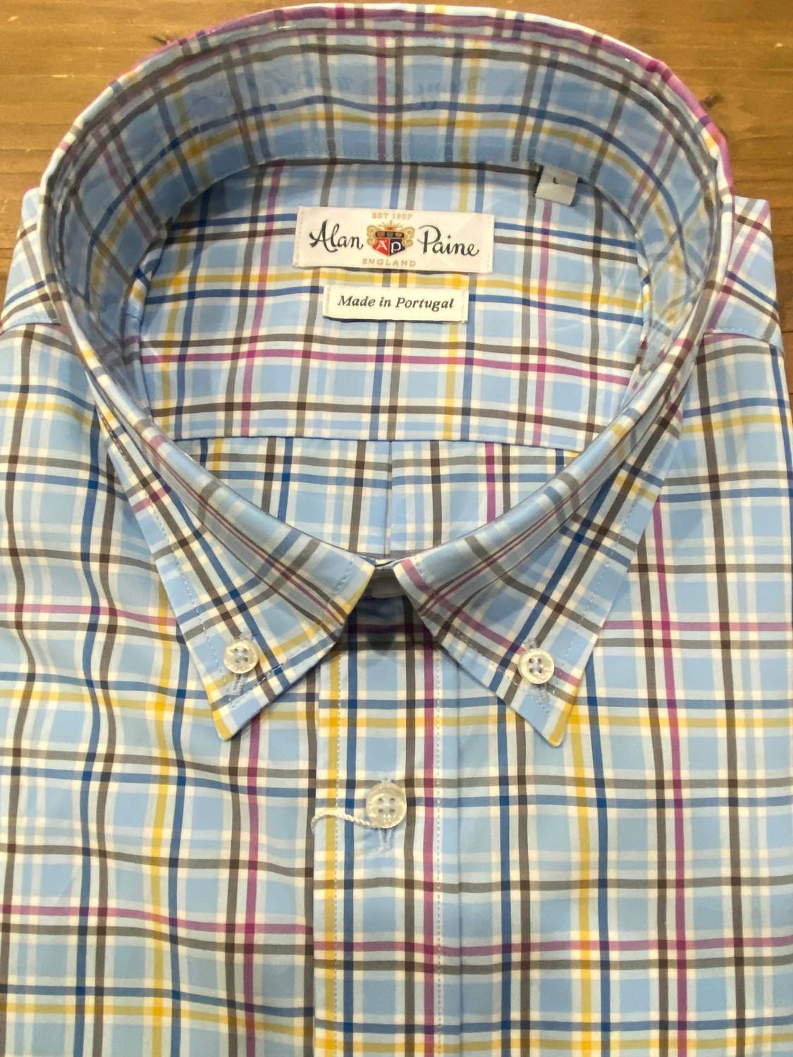 Alan Paine - Men's Long Sleeve Checked Shirt