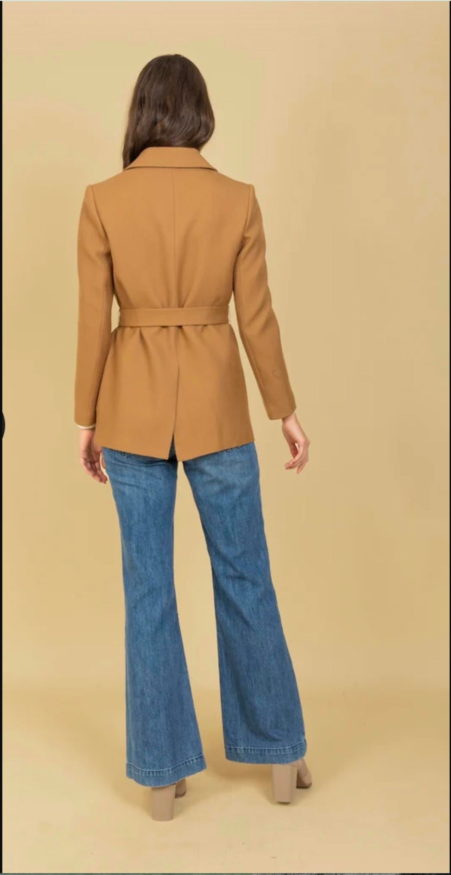 Jessie Liu - Women's Belted Short Coat