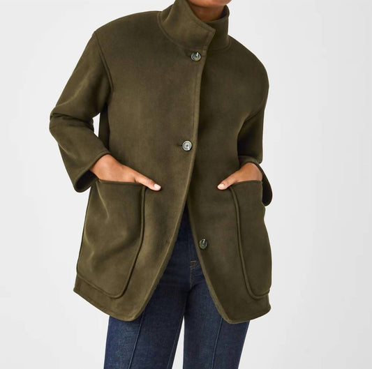 Spanx - Reversible Suede Sherpa Jacket