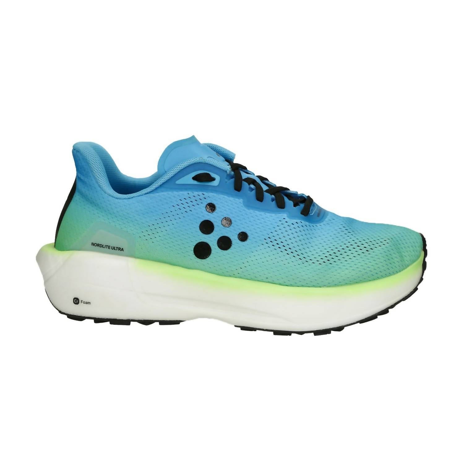Craft Men's Nordlite Ultra Running Shoes in gem neon green gradient - men's shoe