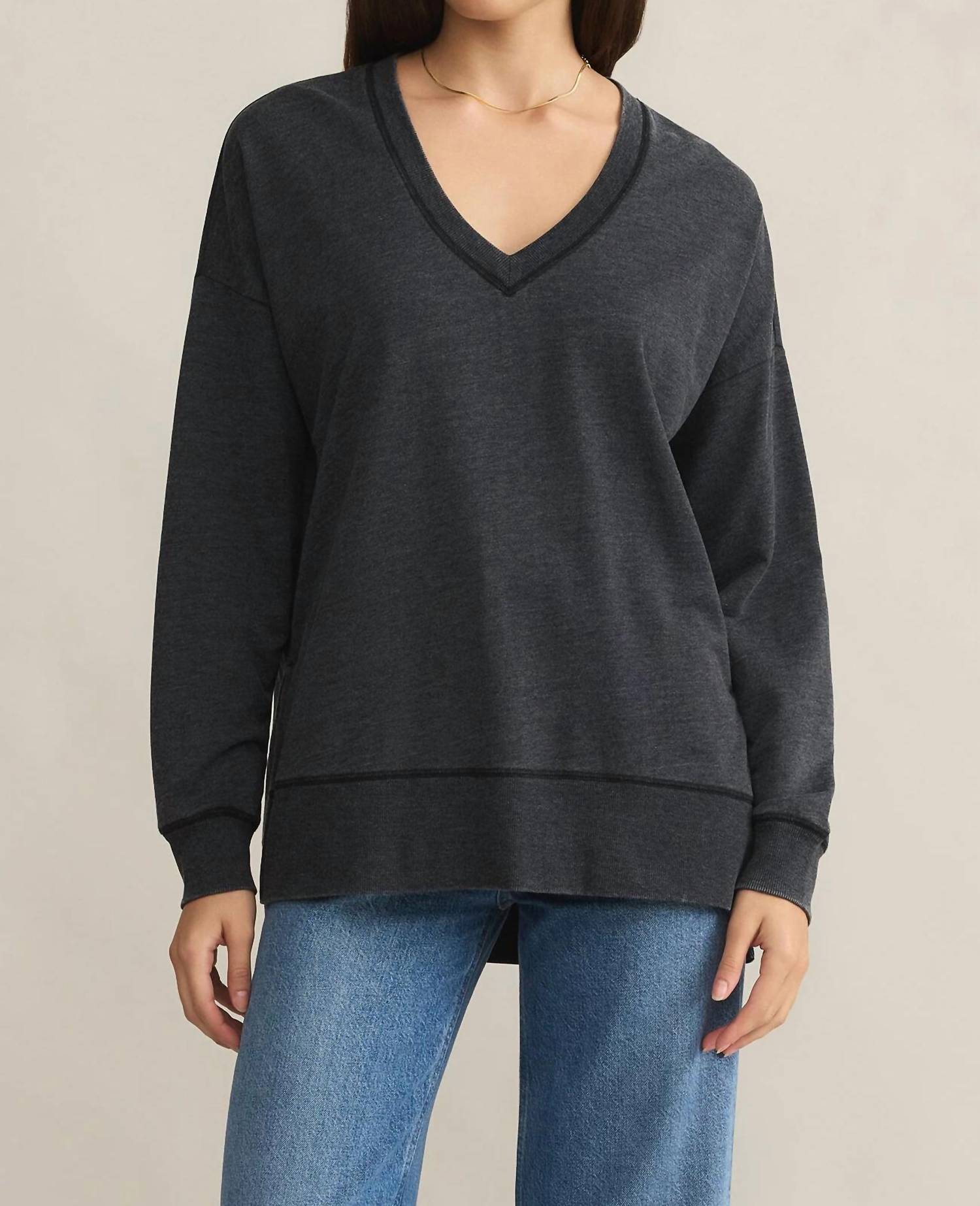 Z Supply - Long Sleeve French Terry Top