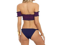 L*Space - Adrianna Smocked Bikini Top