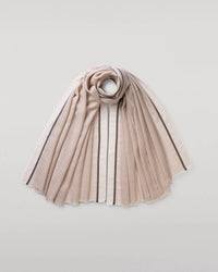 Johnstons of Elgin Women's Ives Scarf in natural - women's scarf