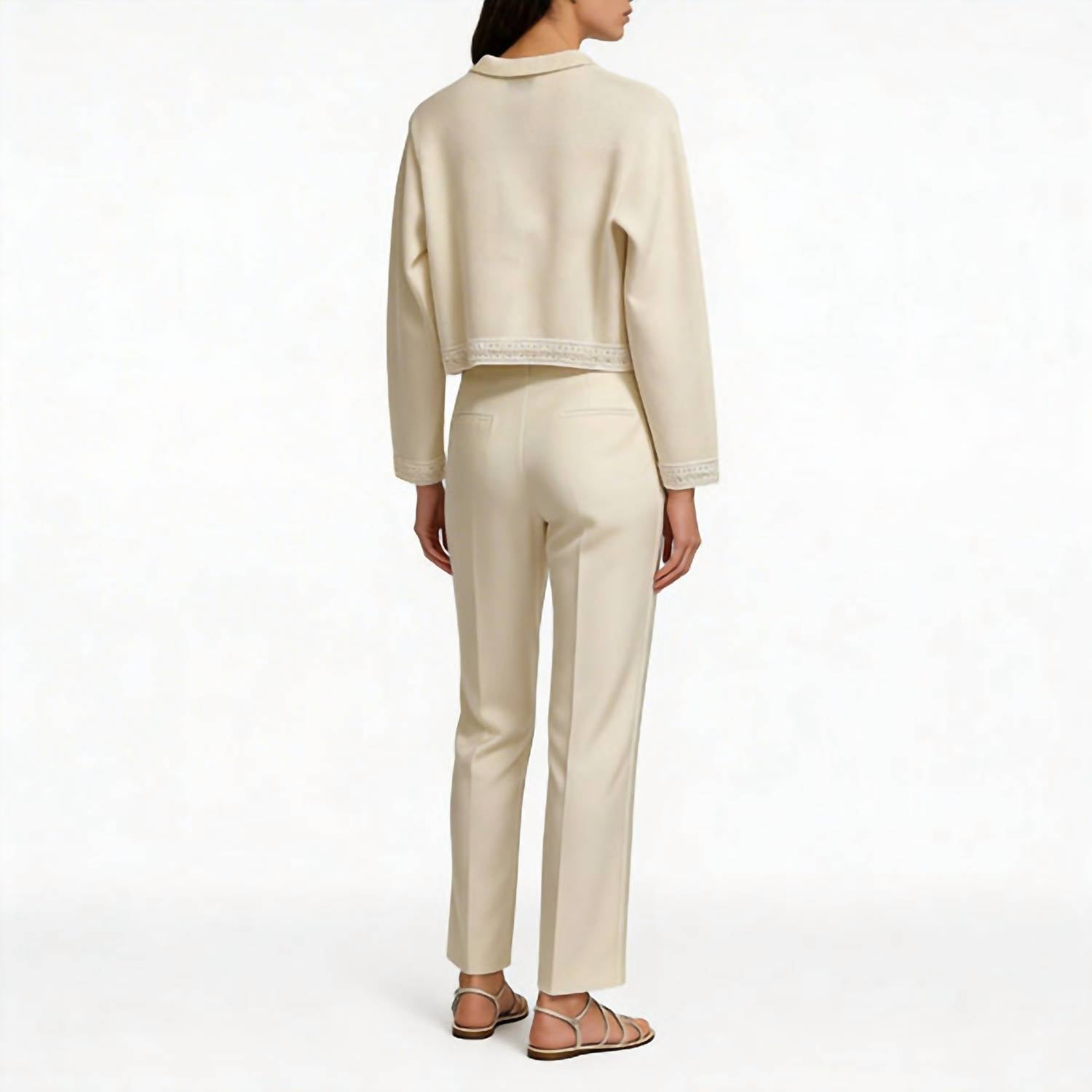 Kujten The Xenia Jacket in ecru - women's jacket - alternate view