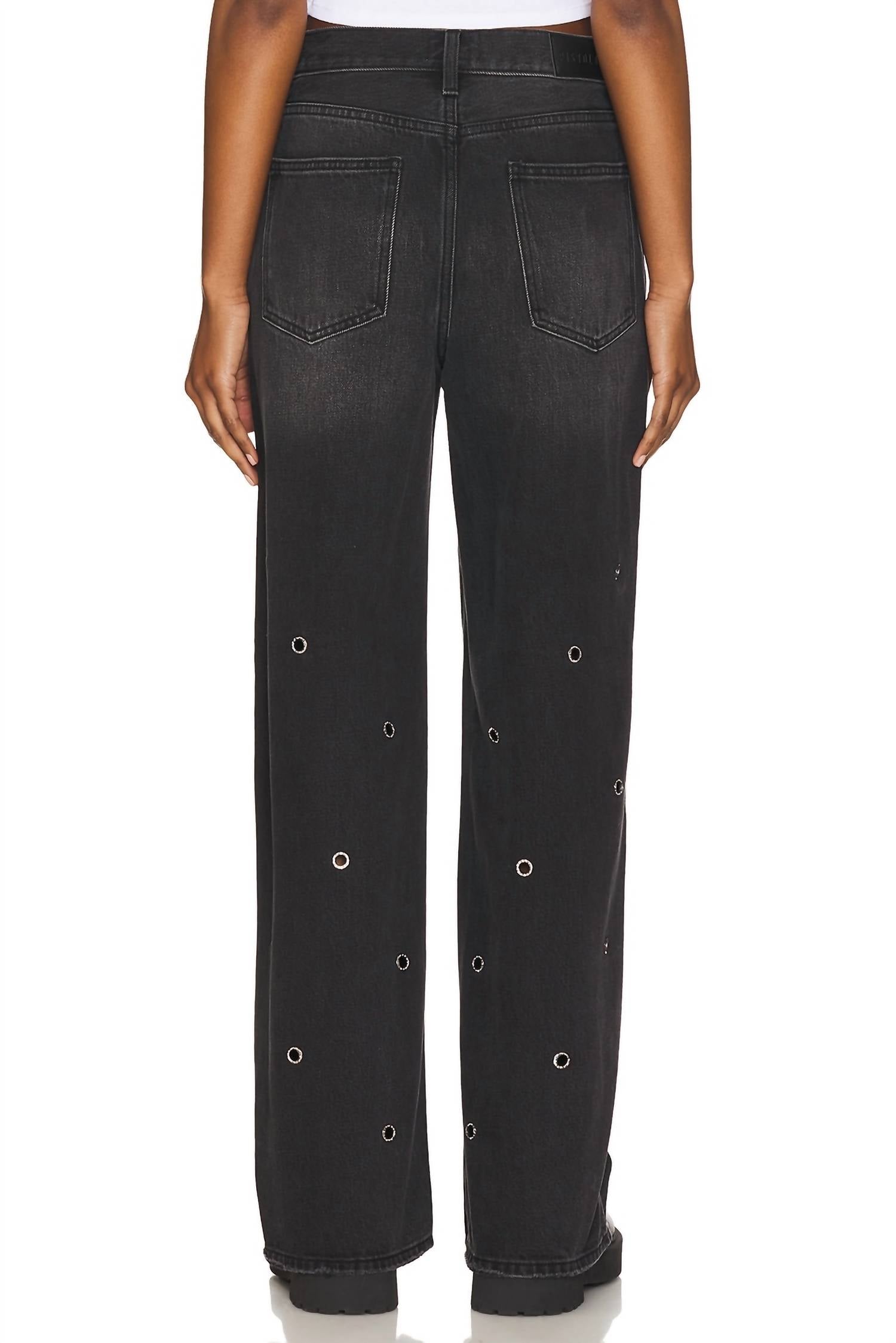 Pistola - Hendrix High Rise Wide Leg Jeans