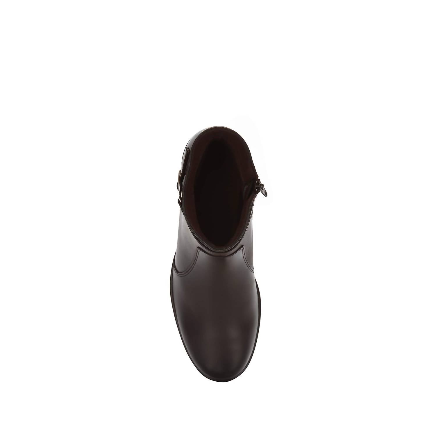 Andrea - Women's Wedge Leather Booties