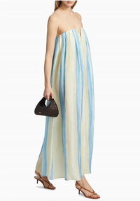 SIGNIFICANT OTHER Juniper Maxi Dress in saffron stripe - women's dress - alternate view