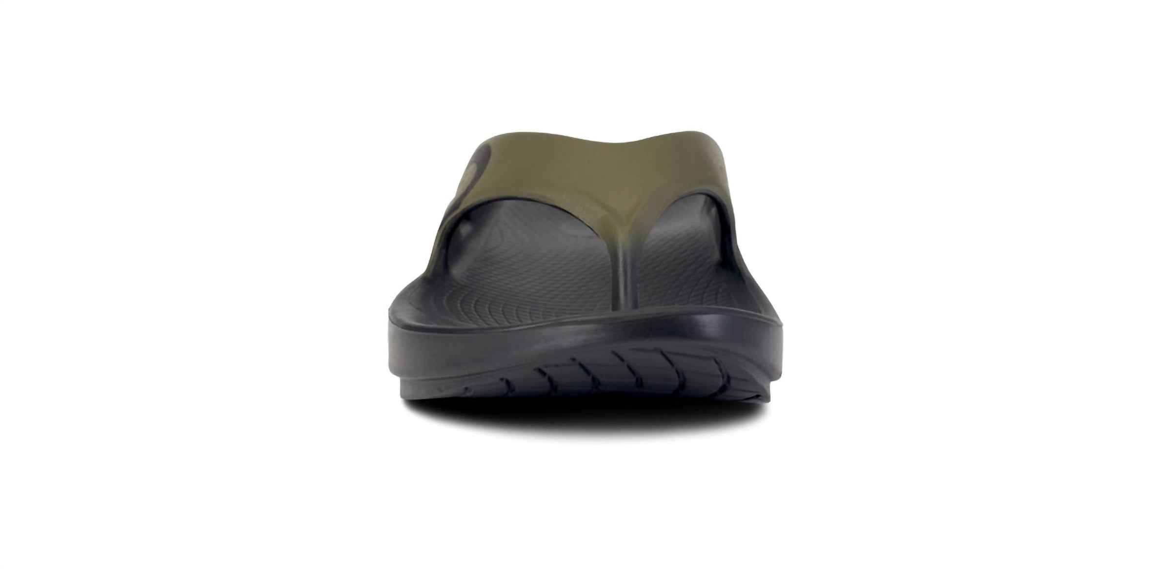 OOFOS Men's Ooriginal Sport Thong Sandal in tactical green - men's sandal - alternate view