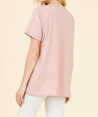 Hailey & Co - Spicy Mauve Crochet Lace Top