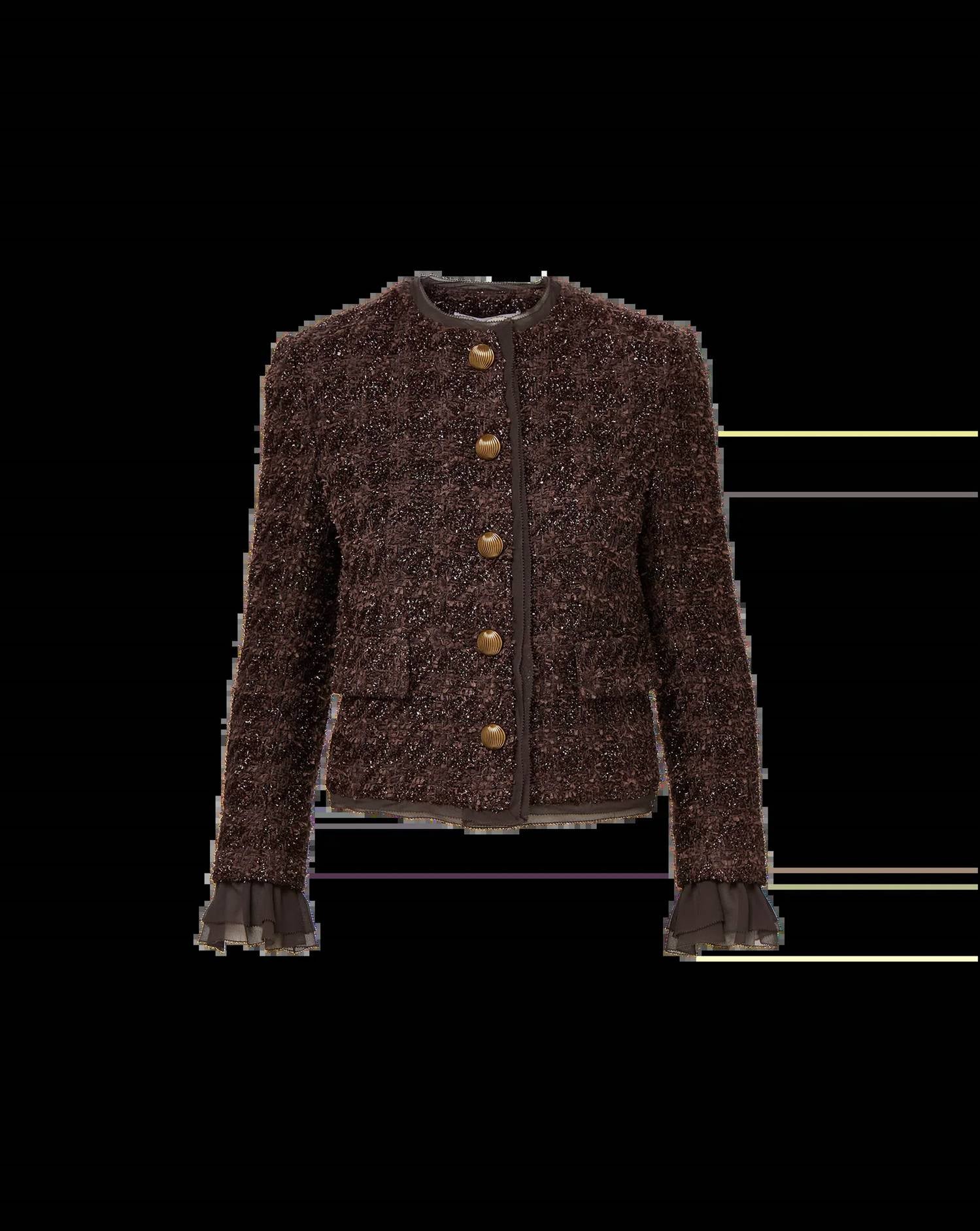 Veronica Beard - Audrina Metallic Tweed Jacket