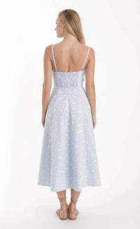 Karina Grimaldi - Auri Embroidered Midi Dress