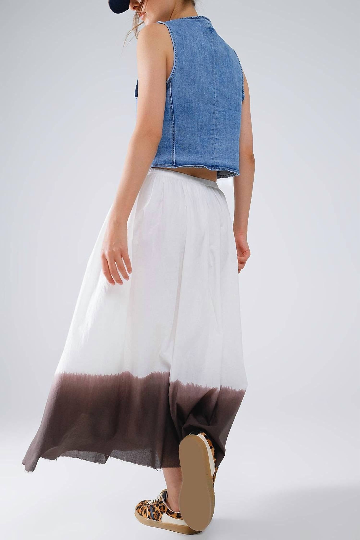 Q2 - Flowy Drop Waist Skirt