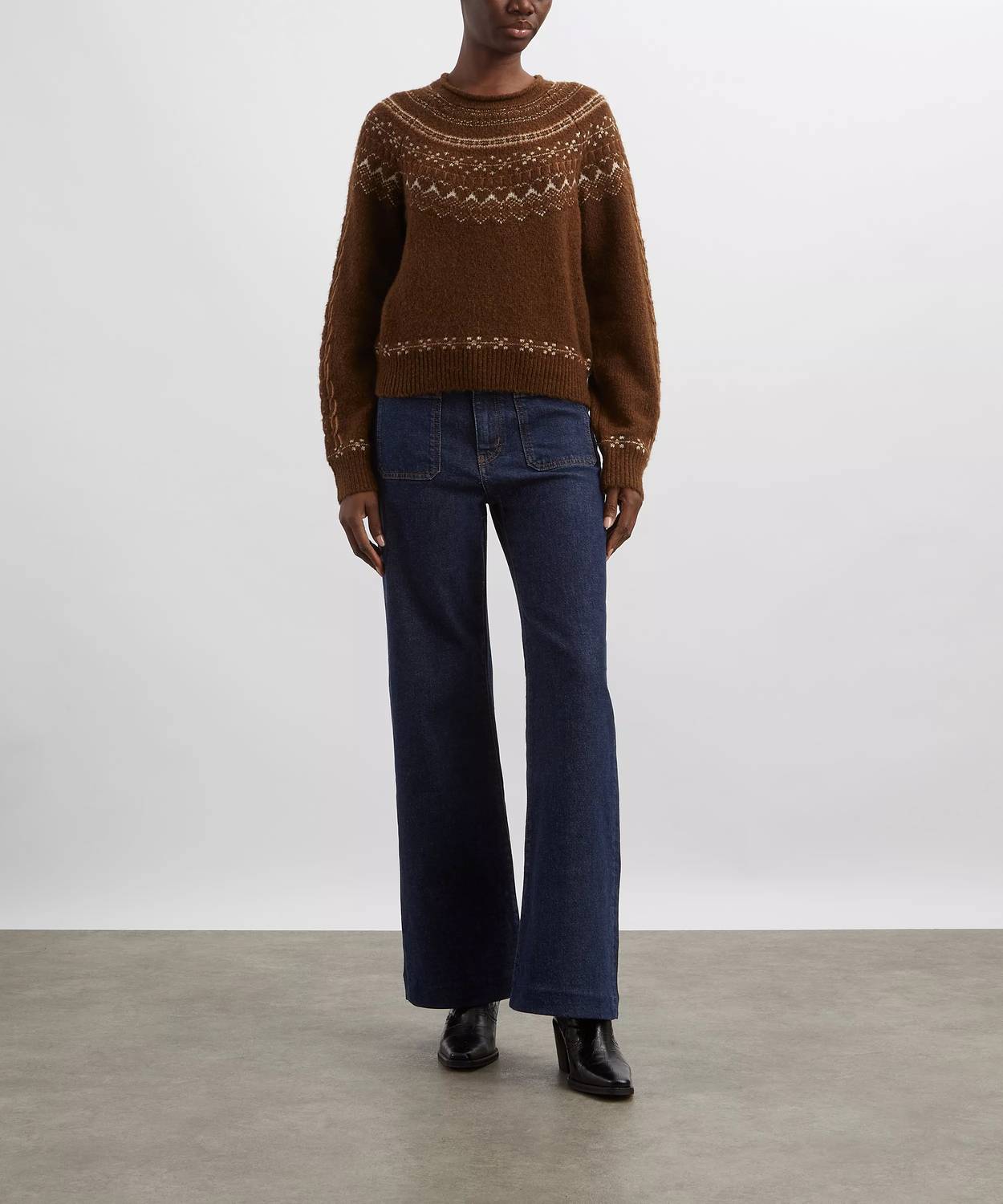 Frame - The Refined High-rise Wide-leg Jeans
