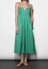 Greylin - Libby Boned Bodice Midi Dress