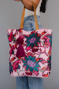 Panache Apparel - Women's Floral Tote Bag