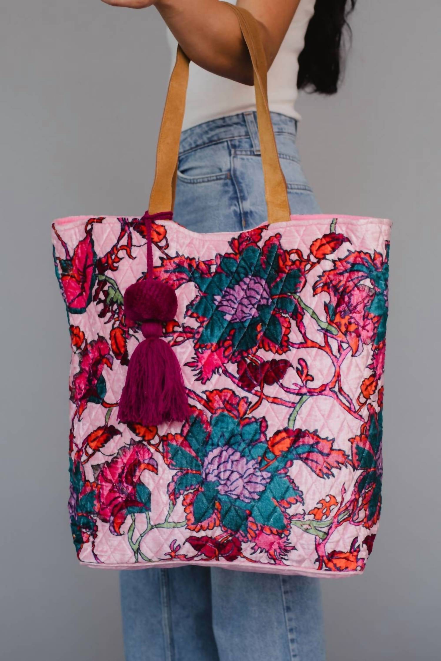 Panache Apparel - Women's Floral Tote Bag