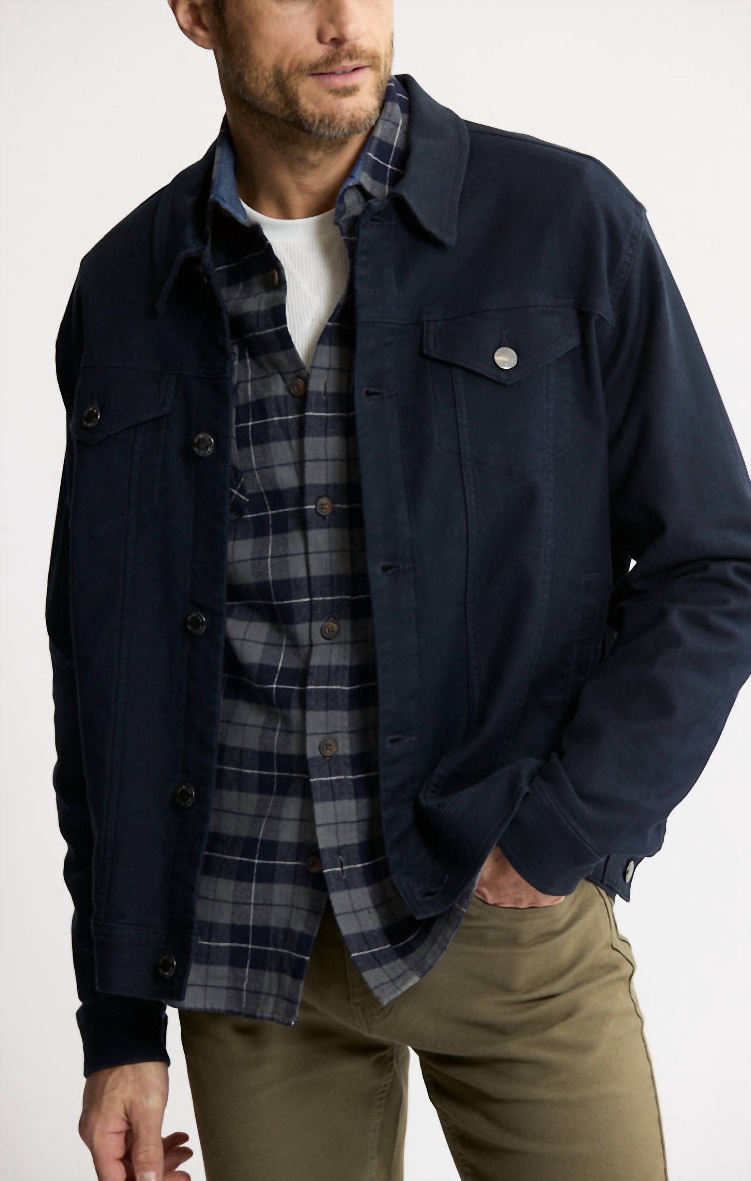 Jachs New York - Vandam Twill Trucker Jacket