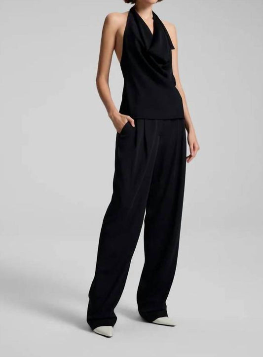 A.L.C. - Eliana Crepe Halter Blouse Top