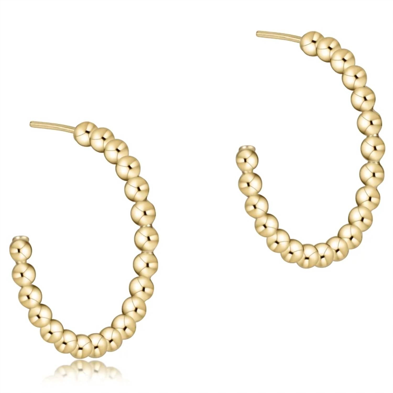 Enewton - Beaded Classic 1.25" Post Hoop