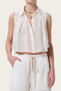 Citizens Of Humanity - Sleeveless Ambrose Crop Top
