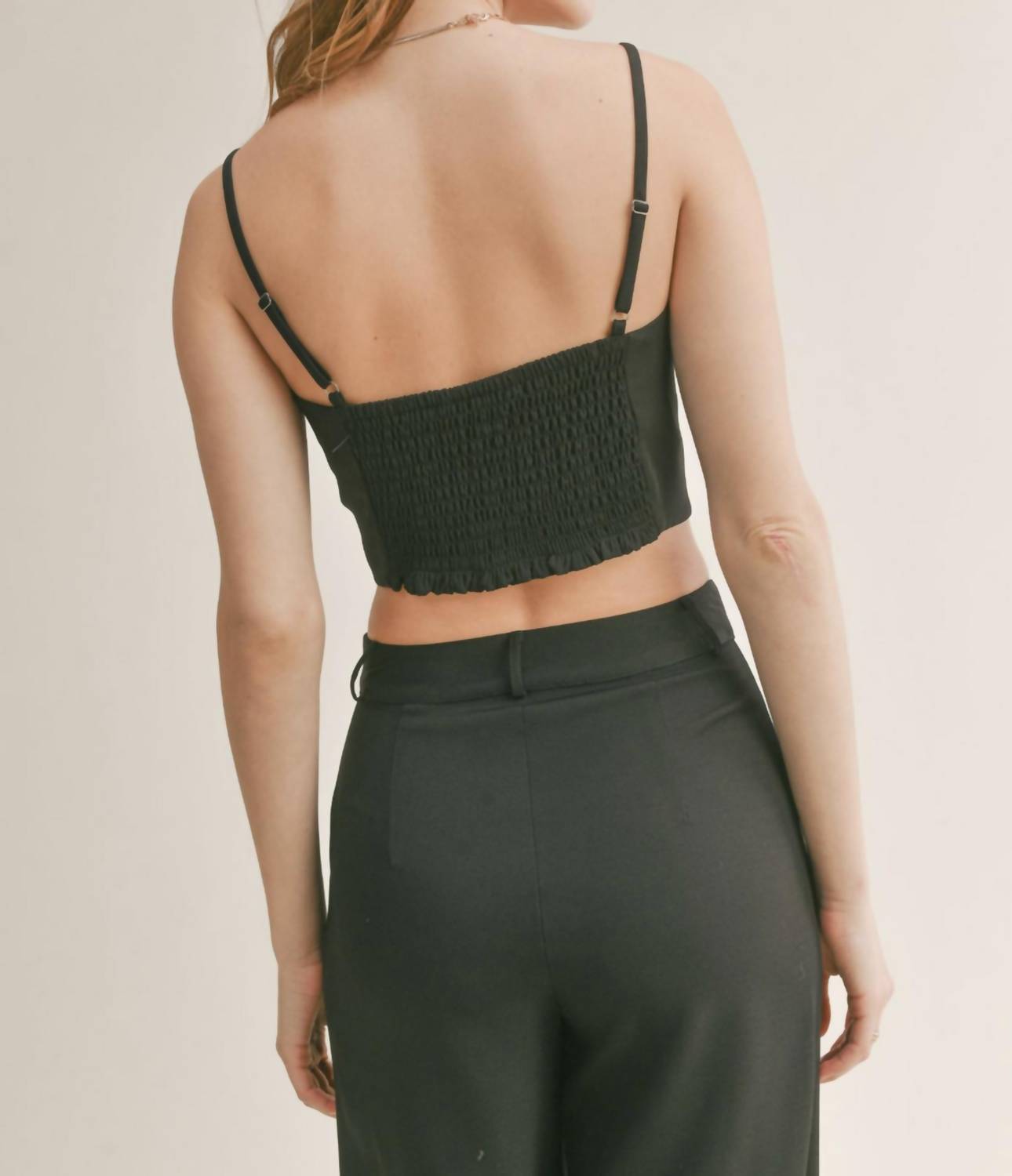 Sadie & Sage - Coffee Date Crop Tank