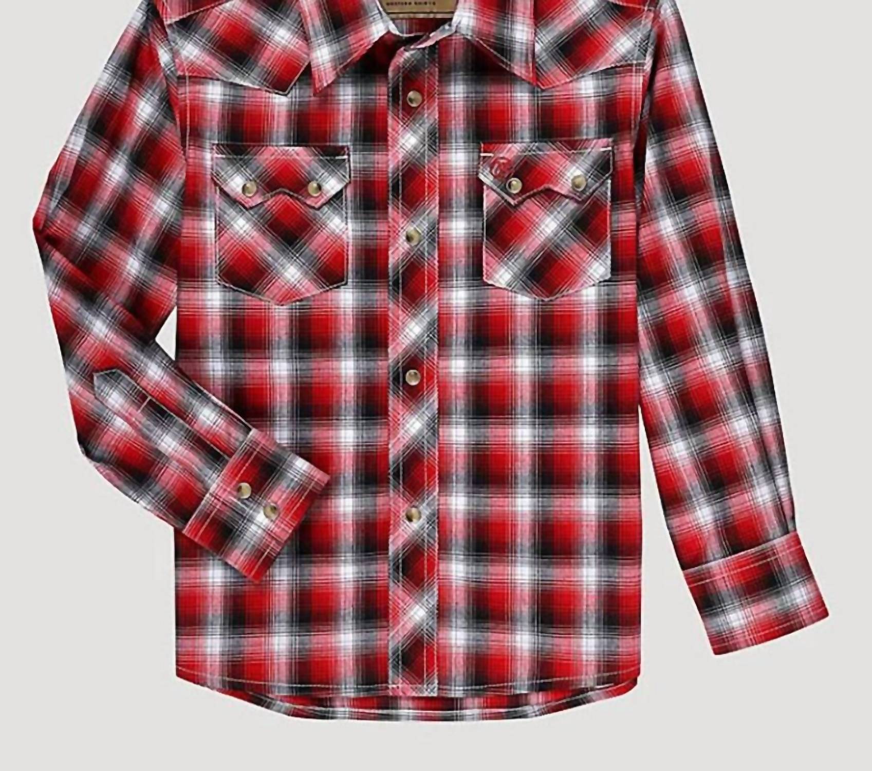 Wrangler - Boy's Retro Snap Shirt
