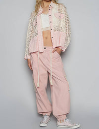 Pol - Floral Button-down Top