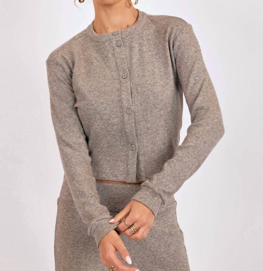 Sage The Label - Lodge Button Front Knit Top