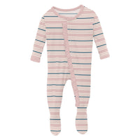 Kickee - Kids' Ruffle Footie with Snaps