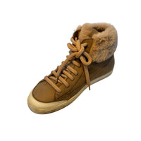 Primabase - Women's Fur High Tops Sneakers