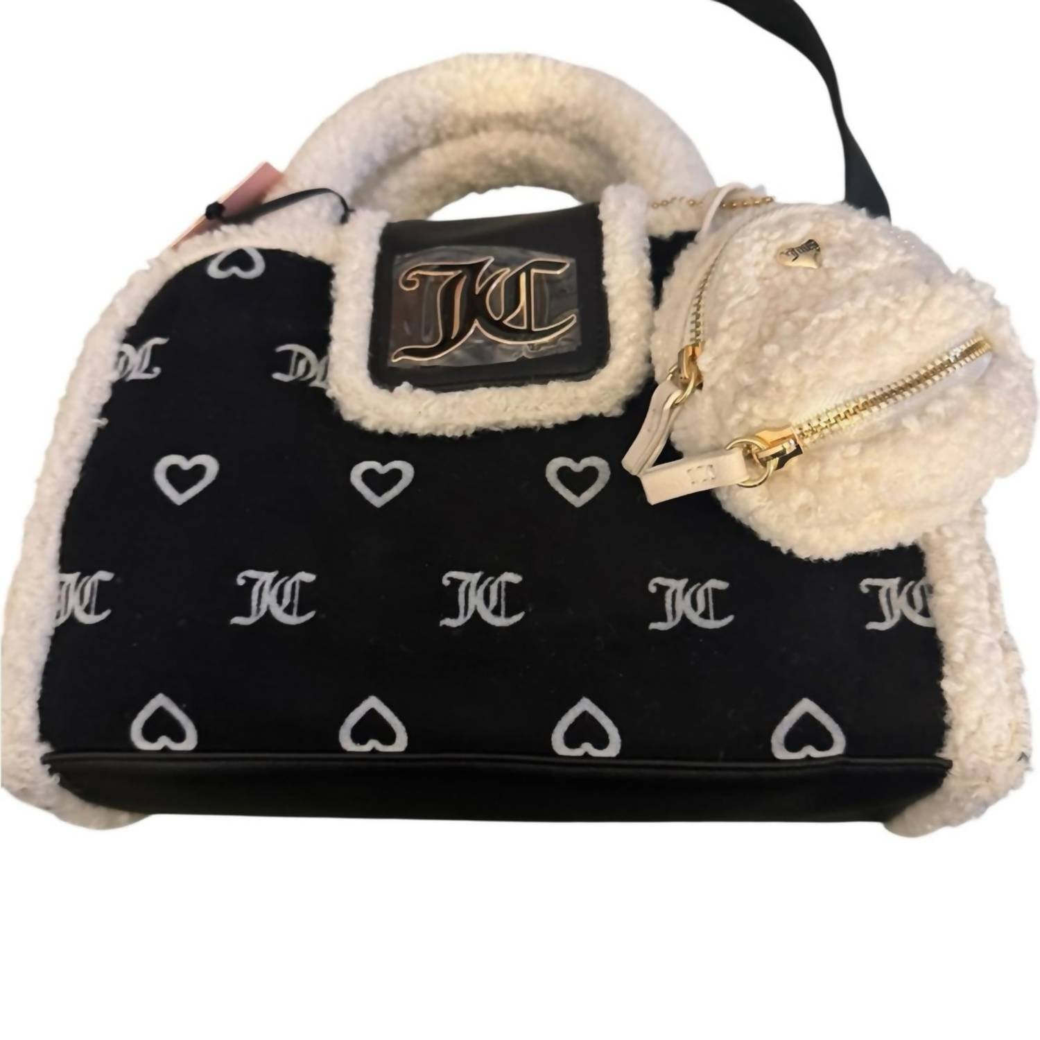 Juicy Couture Women's Chic Handbag in black and white - women's bag