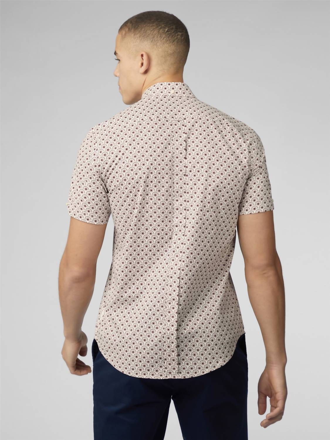 Ben Sherman - Retro Block Geo Print Short Sleeve Shirt