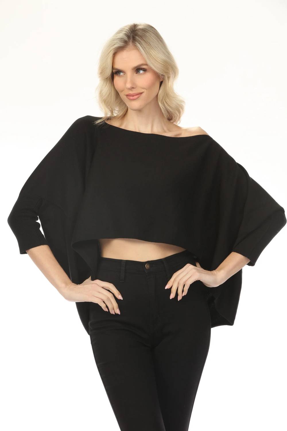 Isle By Melis Kozan - Kozan 2-way Cropped Sweater Top