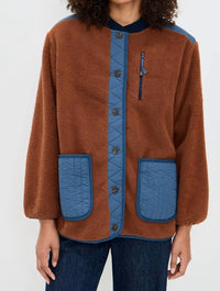 The Great Outdoors Plush Tundra Jacket in chocolate - women's jacket