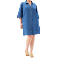 Karen Kane - Flare Sleeve Shirtdress -plus