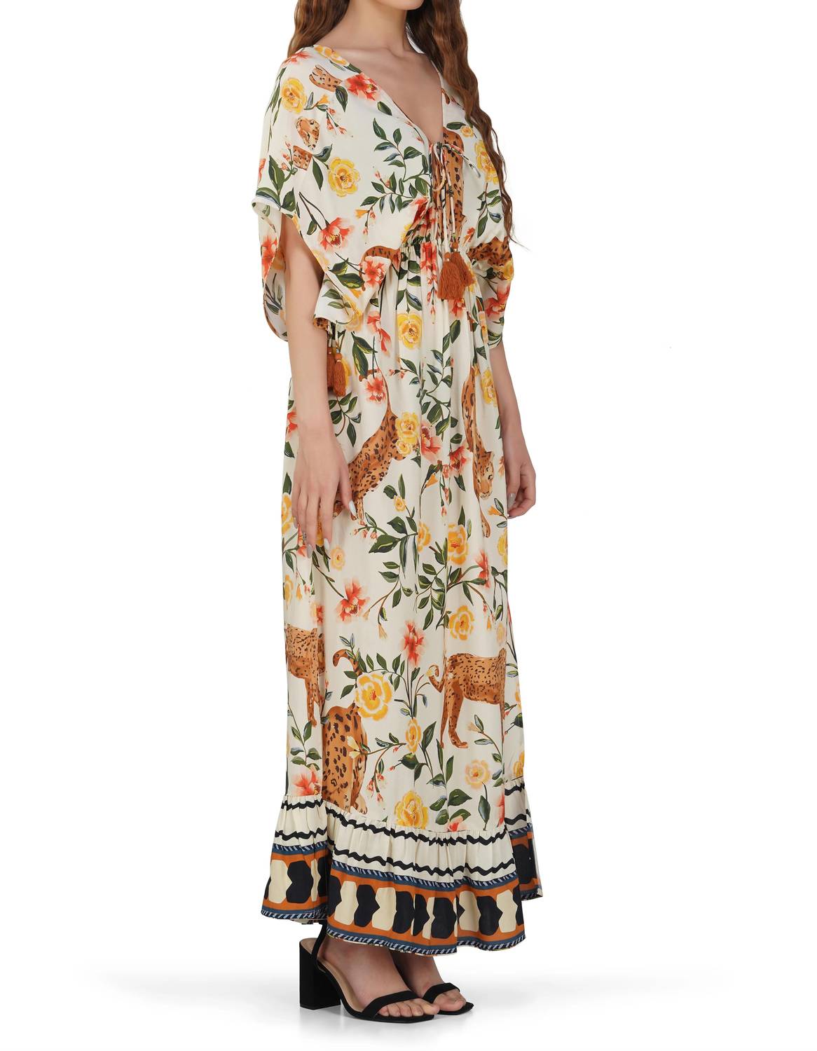 America & Beyond - Jungle Maxi Dress
