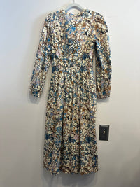 Ulla Johnson Women's Aurelie Midi Dress in ibis - women's dress - detail view