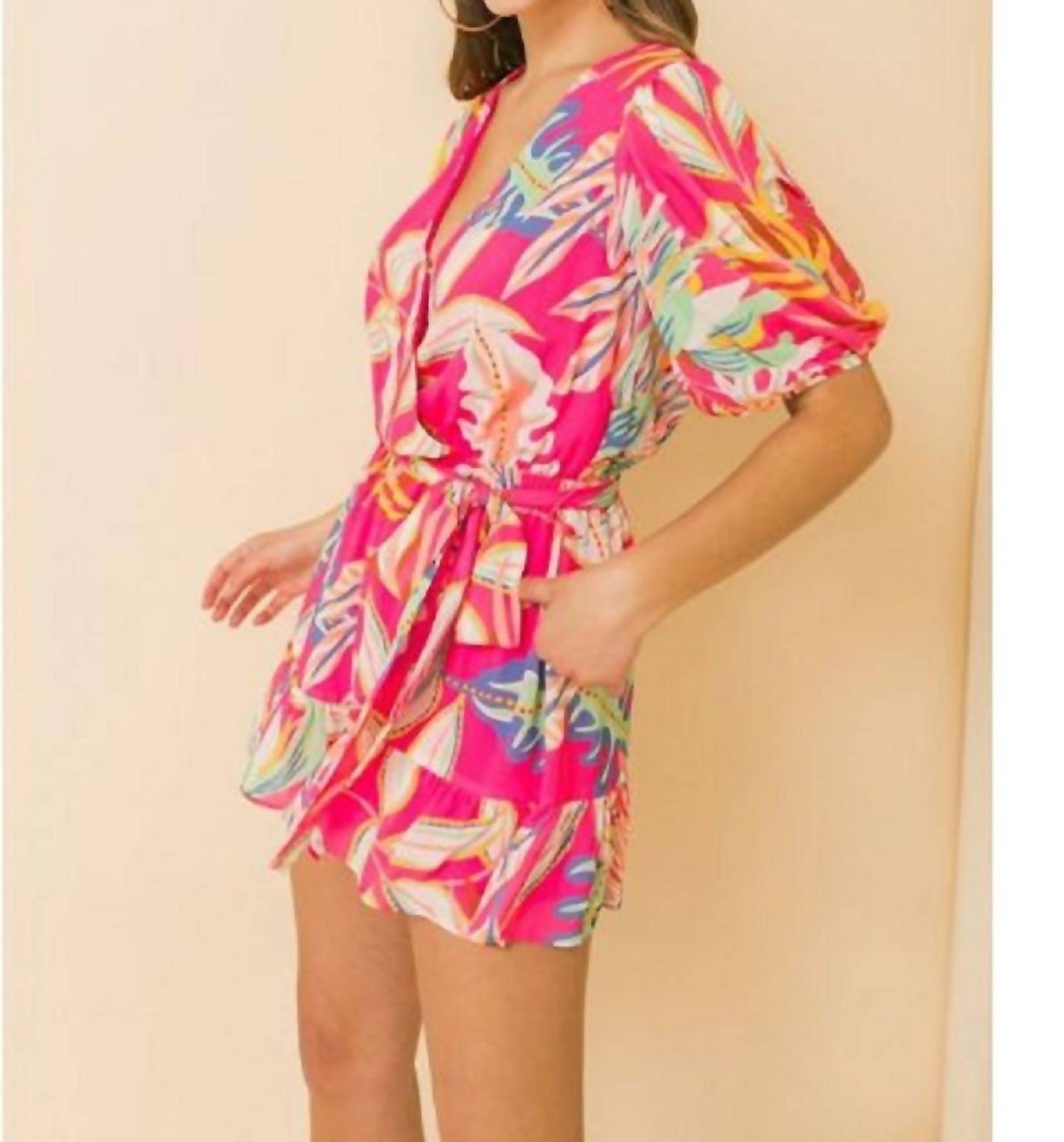 Flying Tomato - Floral Romper