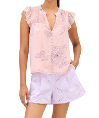 Allison New York - Skyler Flutter Sleeve Top