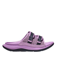 Hoka Unisex- Ora Luxe Slippers in violet bloom - women's shoe - alternate view