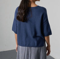 Bibi - Lisa Boxy Knitted Top