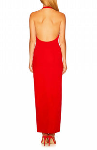 Susana Monaco - Women's Open Back Halter Cocktail Dress